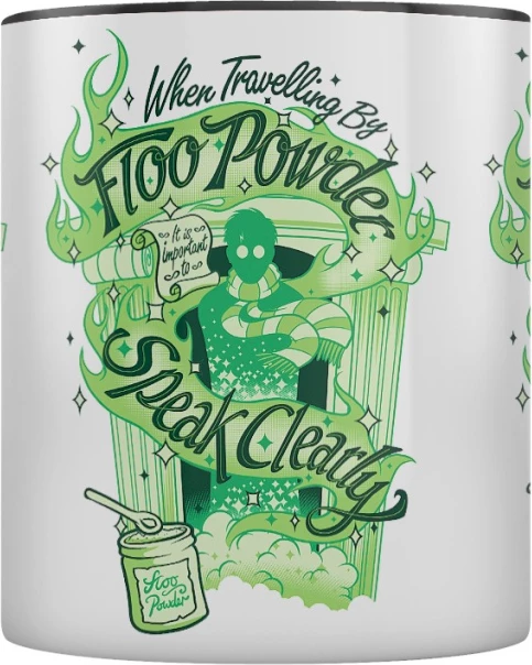 Kupë Pyramid Harry Potter Floo Powder 315 ml, e zezë