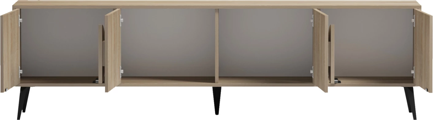 Komodë TV SAVORE, melaminë Sonama, 180x35.5x51cm