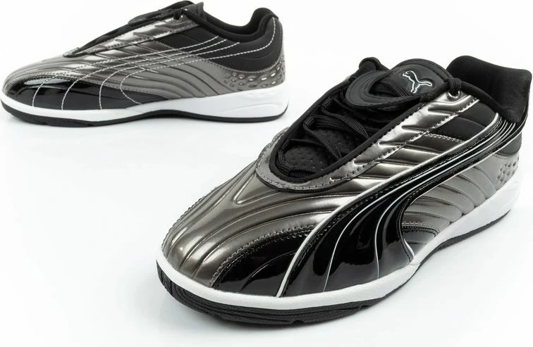 Atlete fëmijësh Puma V-S2 Goalgetter, hiri/argjendi