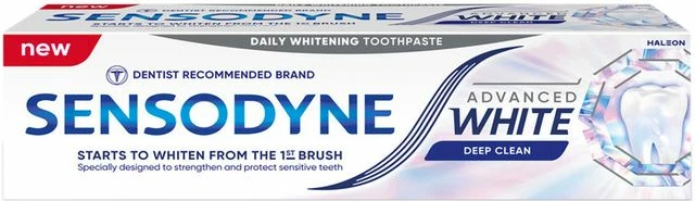 Pasta për dhëmbë Sensodyne Advanced White Deep Cleansing 75ml