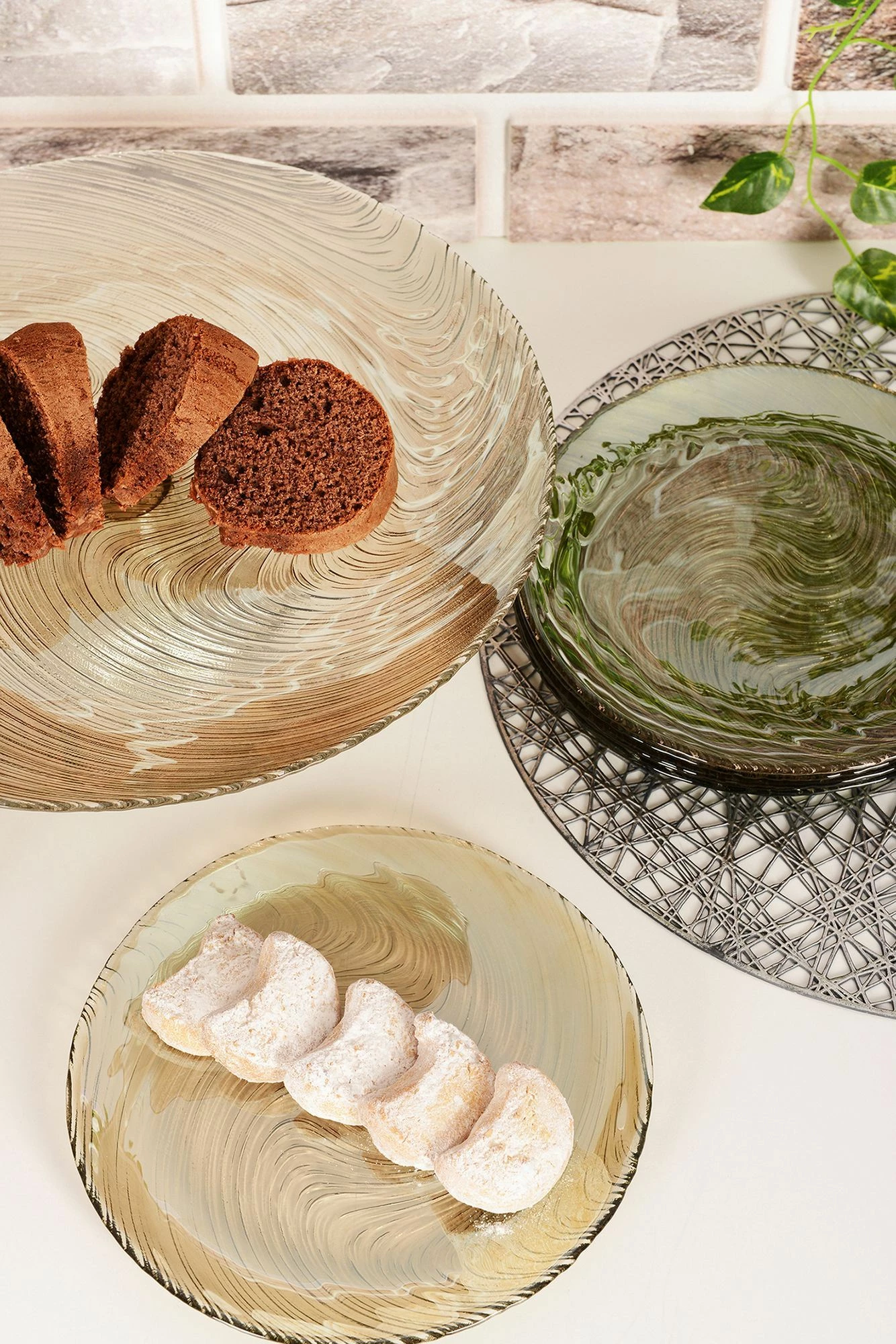 Set për shërbim torte (7 copë), Hermia, Elisya 7PTFS