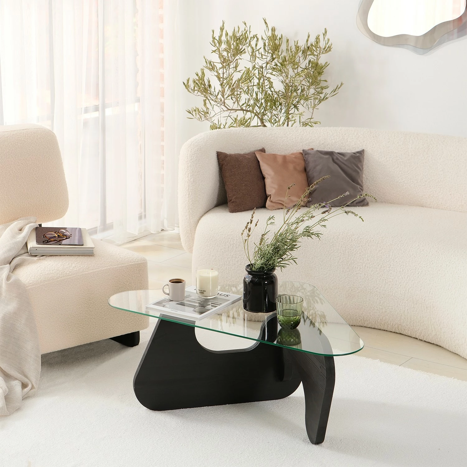 Tavolinë kafeje Hanah Home, Freya, antracit