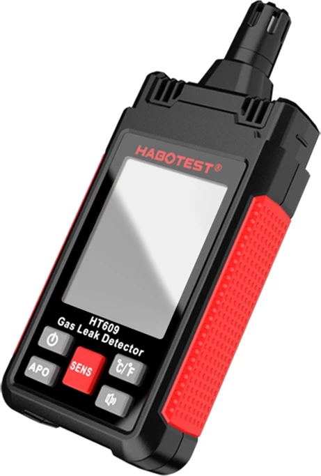 Detektor gazi Habotest HT609PRO me sondë teleskopike, ekran LCD, set me 3 bateri AAA