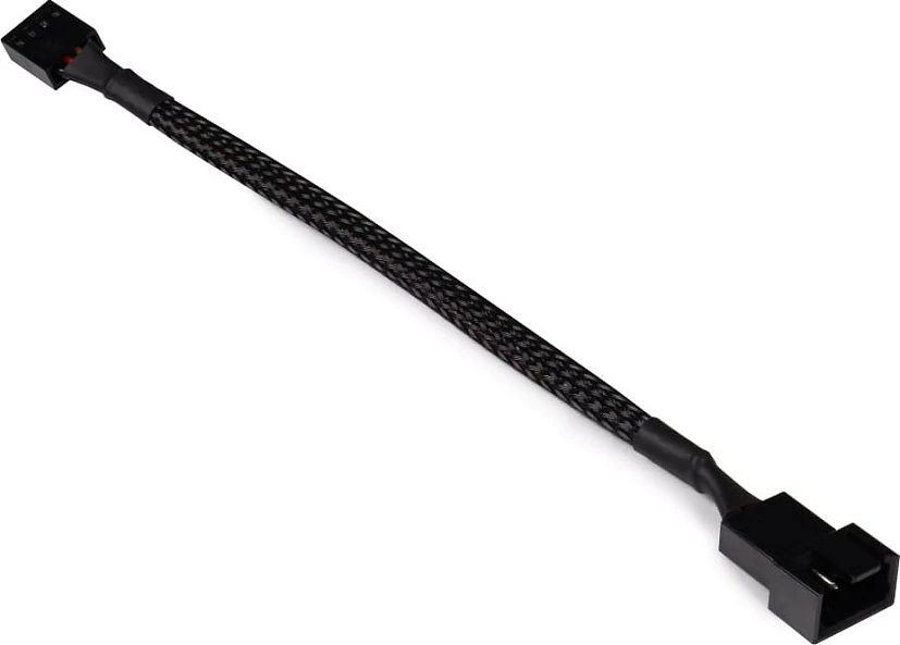 Kabllo zgjatëse ventilatori Alphacool 4-Pin në 4-Pin, 15cm, e zezë