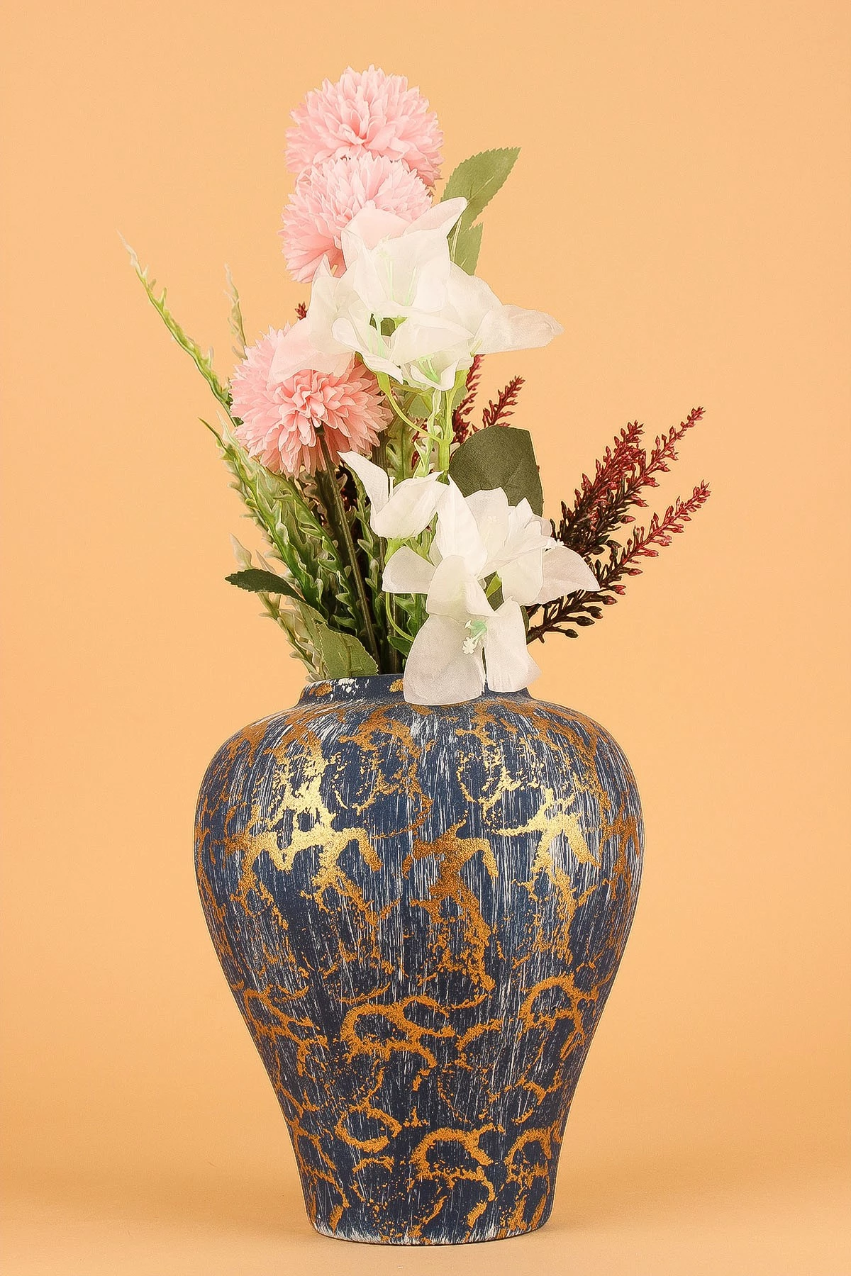 Vazo dekorative, shumëngjyrëshe, Evila Originals, YL744, 16x19cm