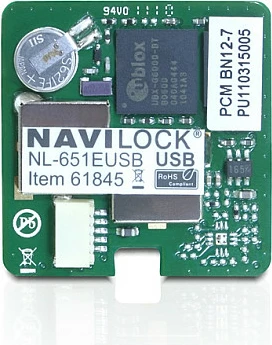 Modul GPS Navilock NL-651EUSB, u-blox 6, USB, 50 kanale, L1, kafe/bardhë