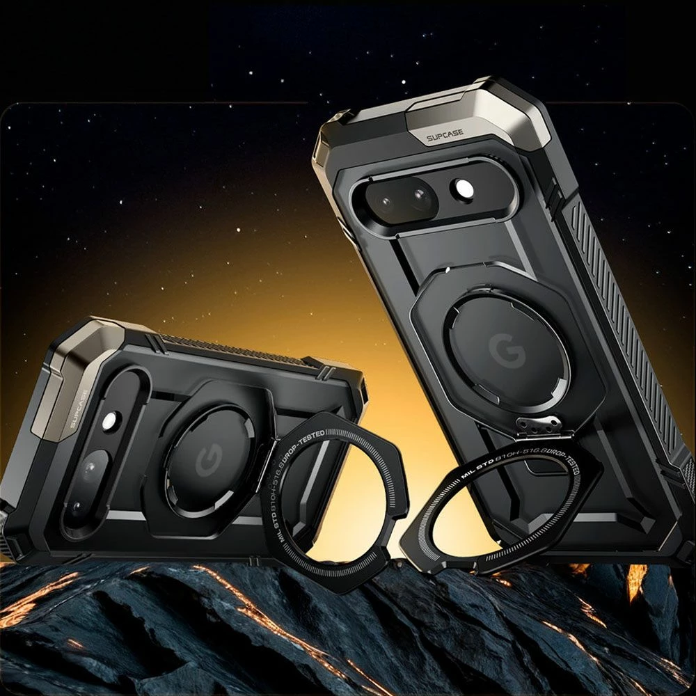 Mbështjellës Supcase UB Grip Mag për Google Pixel 9A, i zi