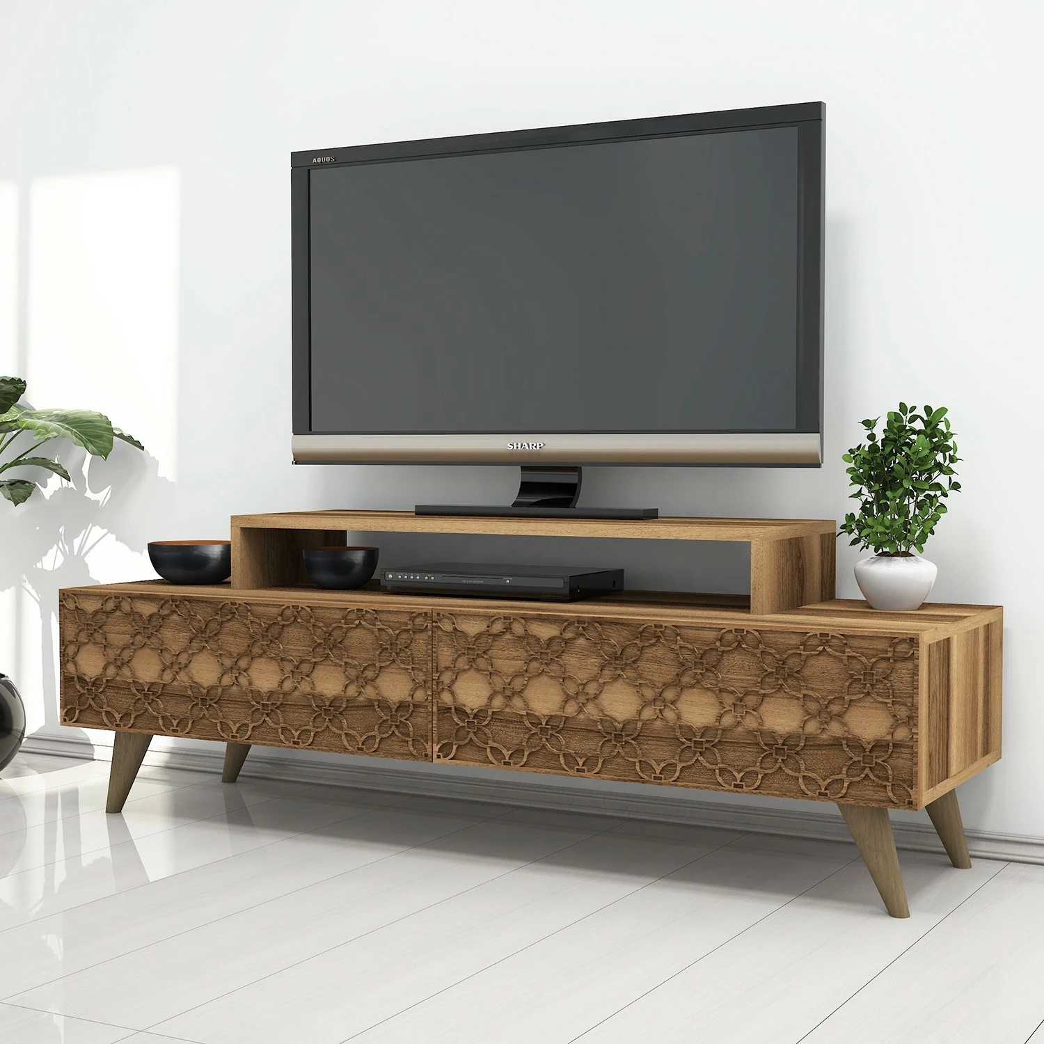 Komodë TV Hanah Home, ngjyrë arre, City