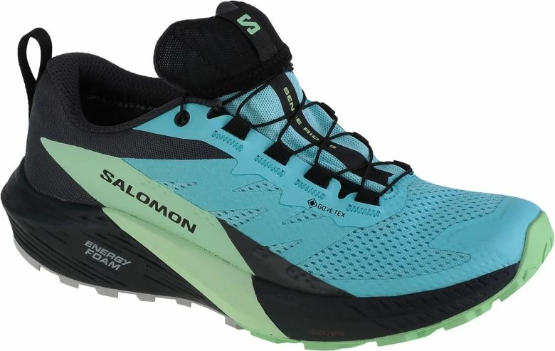 Atlete për vrapim për femra Salomon Sense Ride 5 GTX, blu