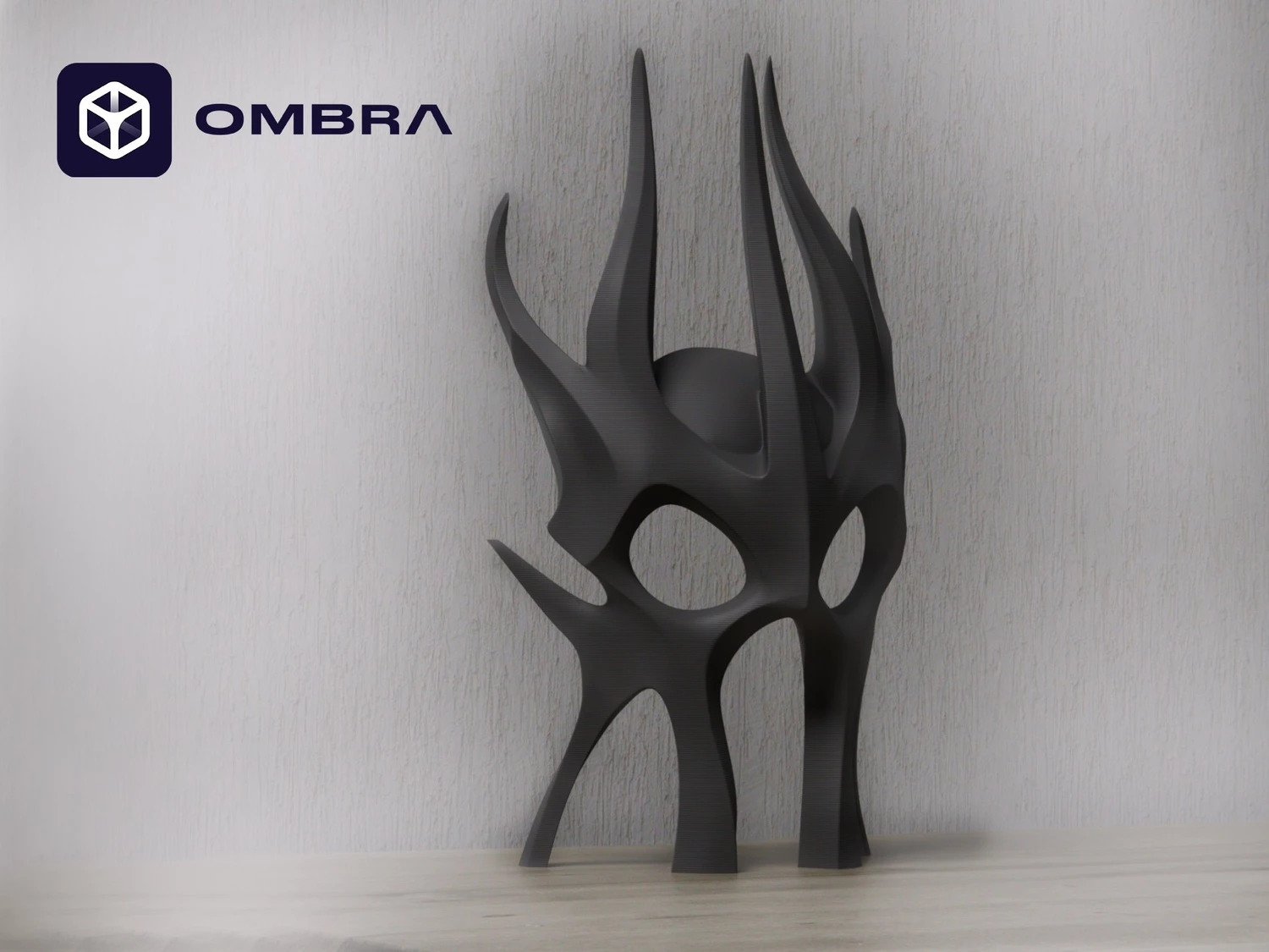 Maskë Dekorative, kreative dhe unike - e bardhë