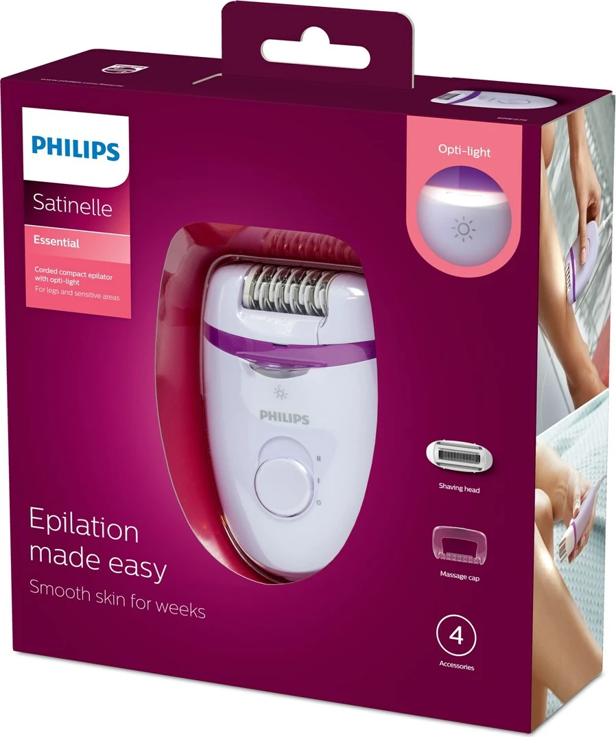Epilator Philips Satinelle Essential BRE275/00, vjollcë