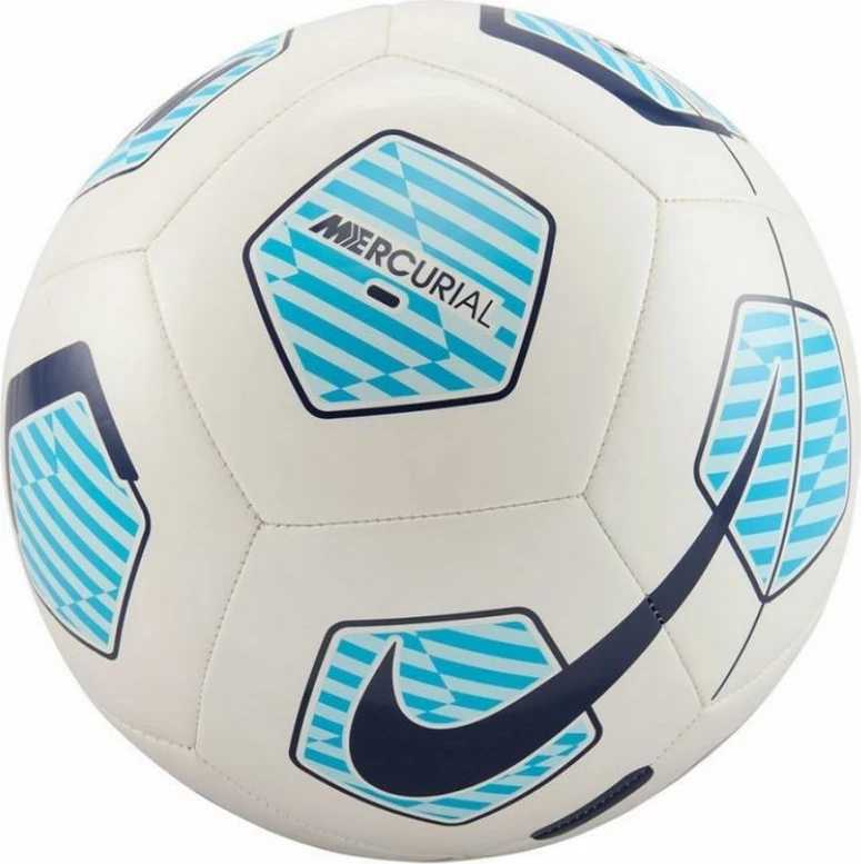 Top futbolli Nike, bardhë dhe kaltër [Madhësia: 5]