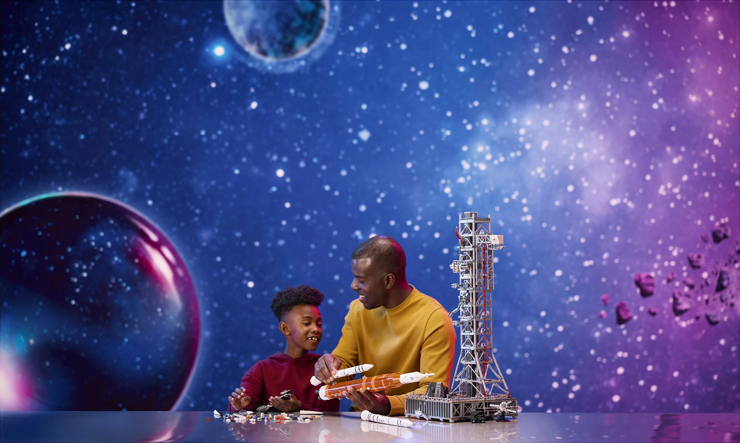 Set ndërtimi LEGO Icons NASA Artemis Space Launch System 10341, 3601 copë, multikolor