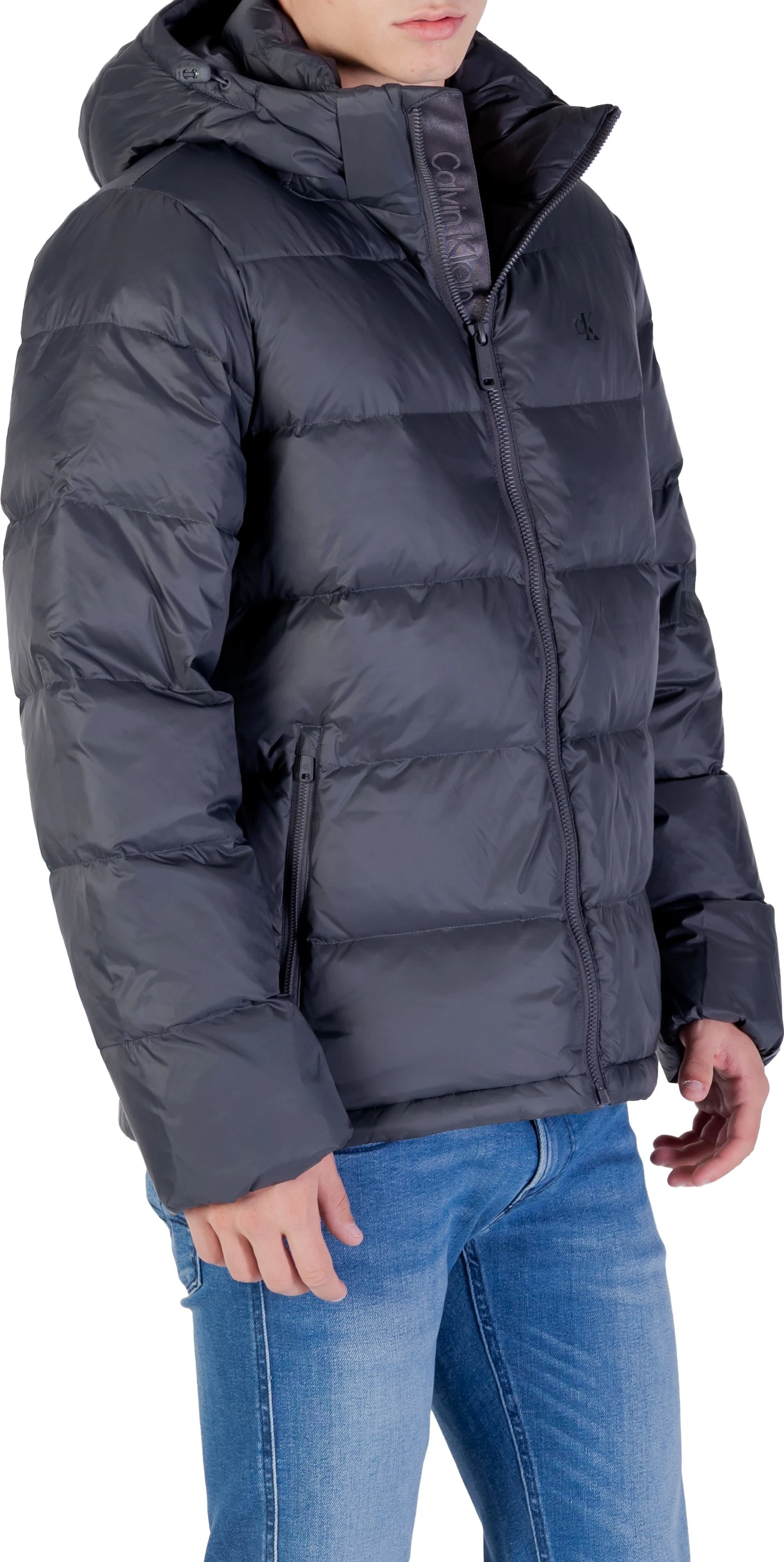 Jakne puffer për meshkuj Calvin Klein Jeans LV04RC518G, antracit [Madhësia: XL]
