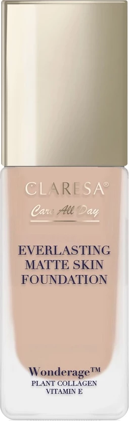 Fondatinë për femra Claresa Care All Day Everlasting Matte Skin 06 Natural Tan 32ml
