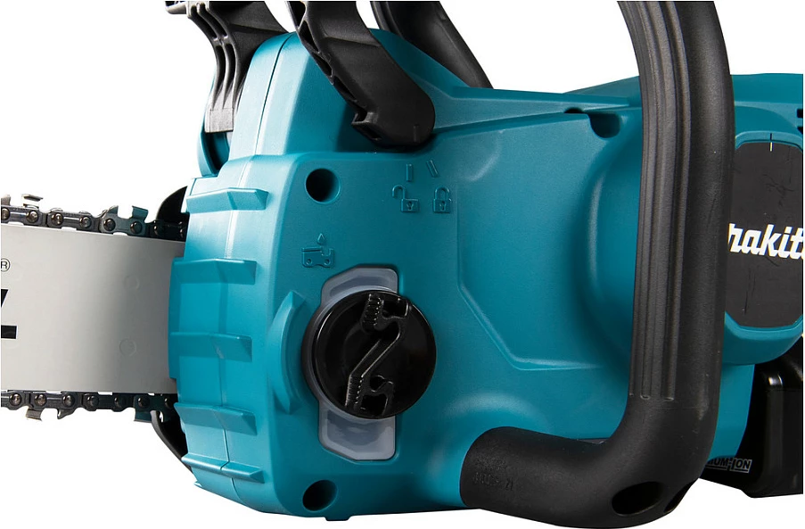 Sharrë elektrike Makita DUC307ZX2, brushless, 30 cm, 18V, zi/kaltër/çelik