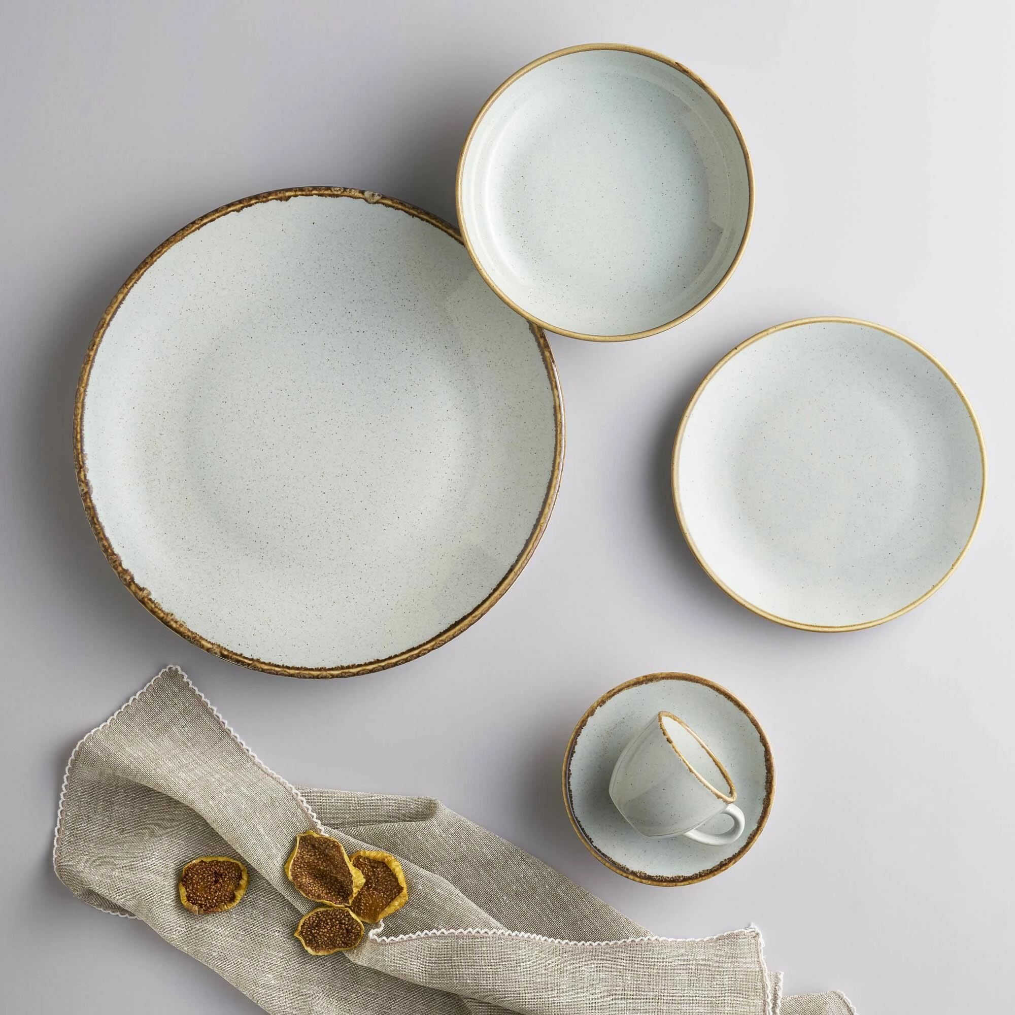 Tas bufeti, Porland, Seasons Sand, 250 mm, 2.12 L, porcelan, bezhë