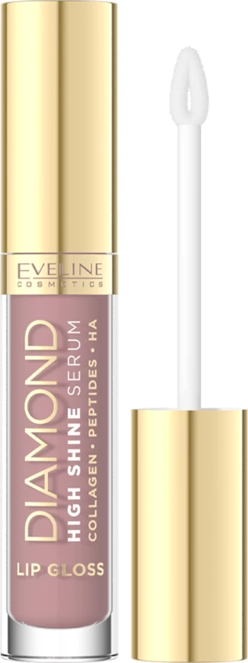Gloss për buzë për femra Eveline Cosmetics Diamond High Shine Serum 21 Dusty Rose, 5ml