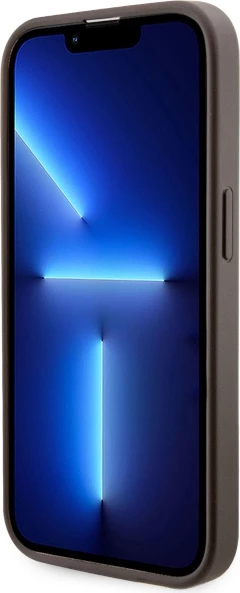Mbështjellës Guess GCube Stripes MagSafe për iPhone 14 Pro Max 6.7", kafe
