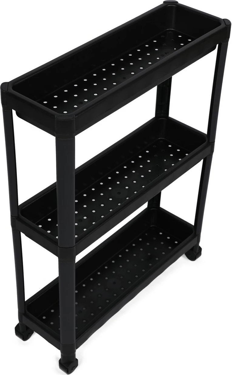 Raft plastik shumëpërdorimësh, ngjyrë e zezë, OMS-004-SYH