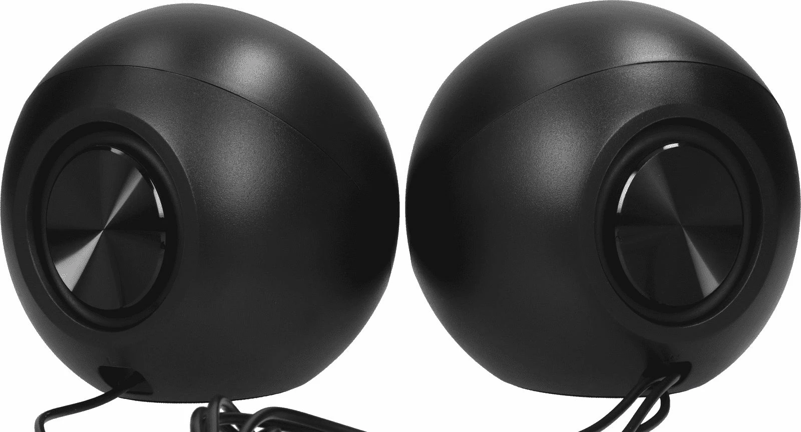 Altoparlantë kompjuteri Creative Pebble 51MF1680AA000, 2.0, 4.4W RMS, USB, 3.5 mm, të zeza (set 2 copë)