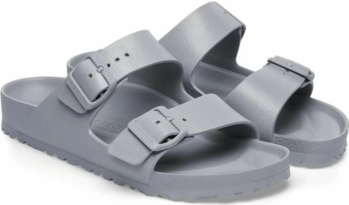 Flip-Flops për meshkuj Birkenstock, gri/argjend [Madhësia: 41]