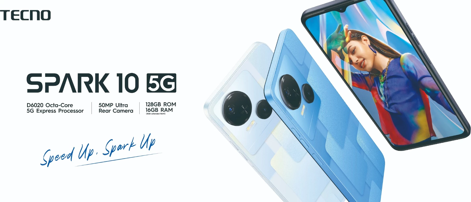 Celular TECNO Spark 10 5G 4GB/64GB 6.56\" 90Hz, Meta Black