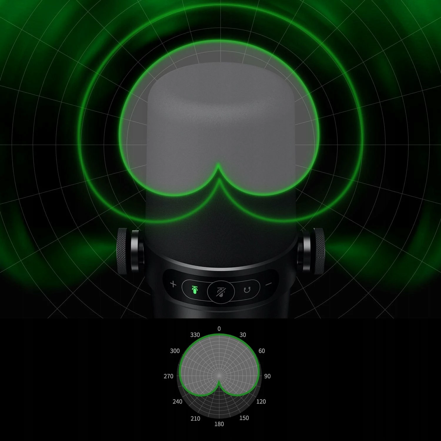 Mikrofon Mozos MKIT Studio Pro dinamik kardioid 192kHz/24-bit USB-C/XLR/3.5mm, set me stativ tavoline, i zi