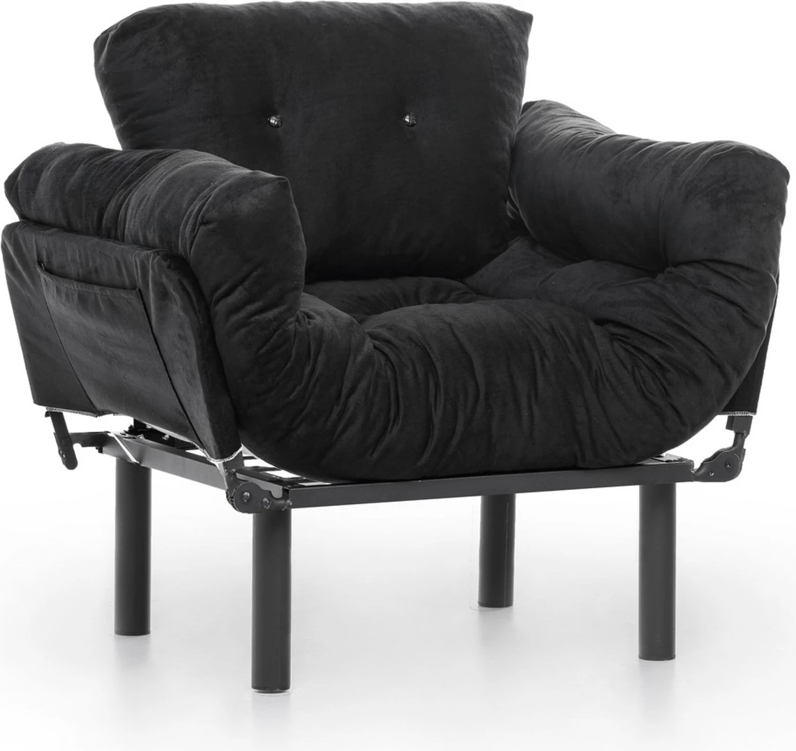 Karrige Wing Nitta, e zezë, Atelier del Sofa