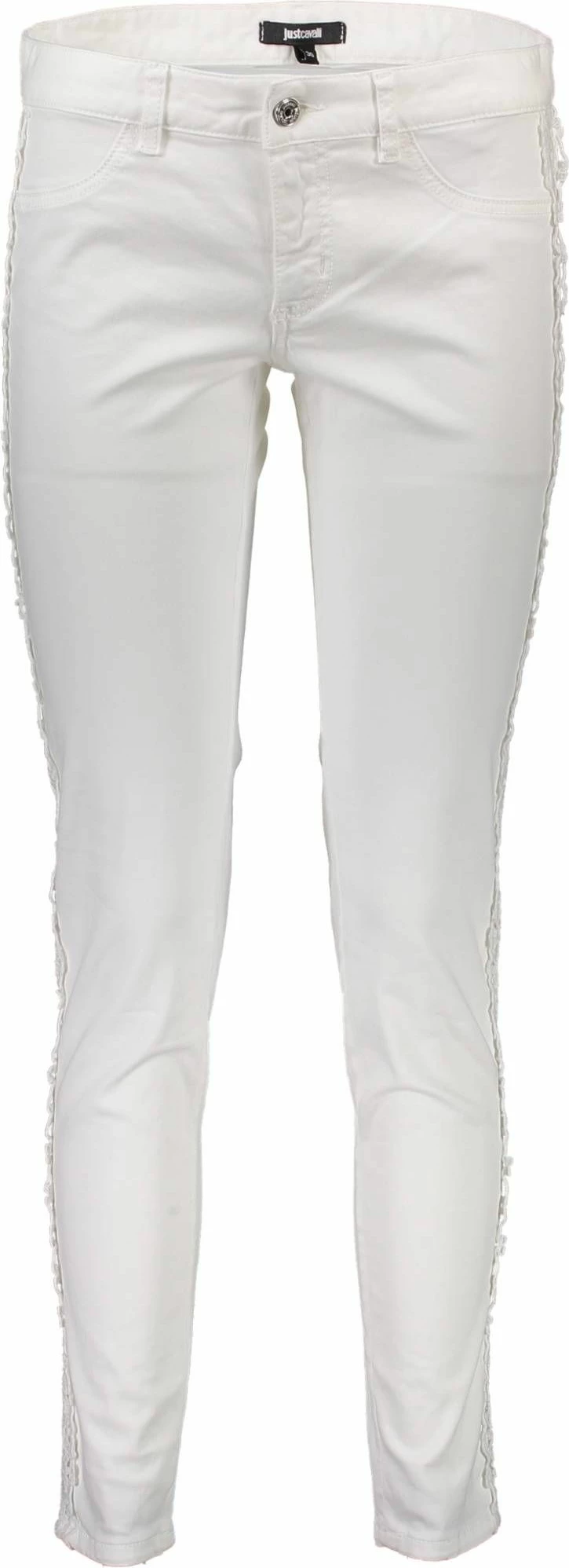 Pantallona për femra JUST CAVALLI, të bardha