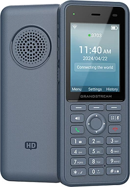 Telefon IP Wi‑Fi Grandstream WP836, 3 linja, Wi‑Fi 6, Bluetooth, IP69K, i kaltër