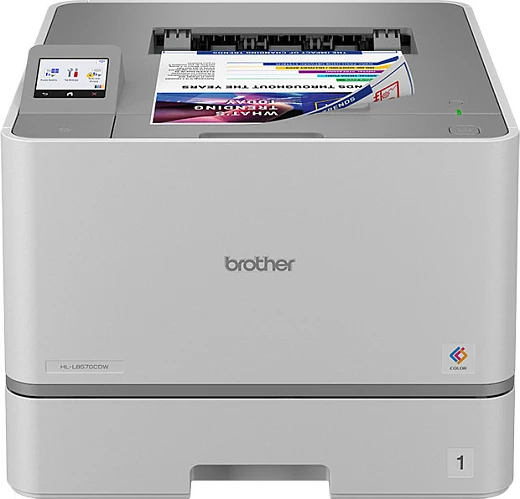 Printer lazer me ngjyra Brother HL-L8570CDW, A4, 33 faqe/min, gri