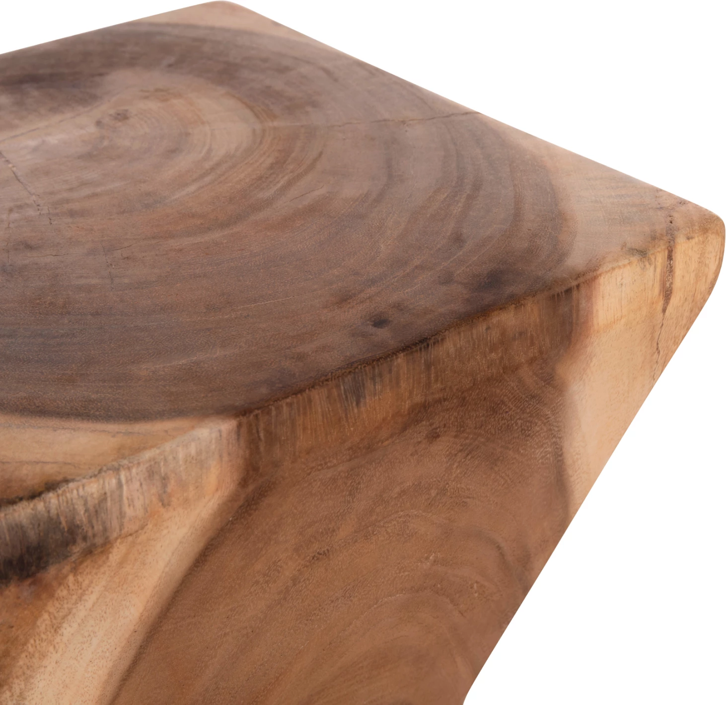 Stool ANVIL, dru suar natyral, 31x31x45cm