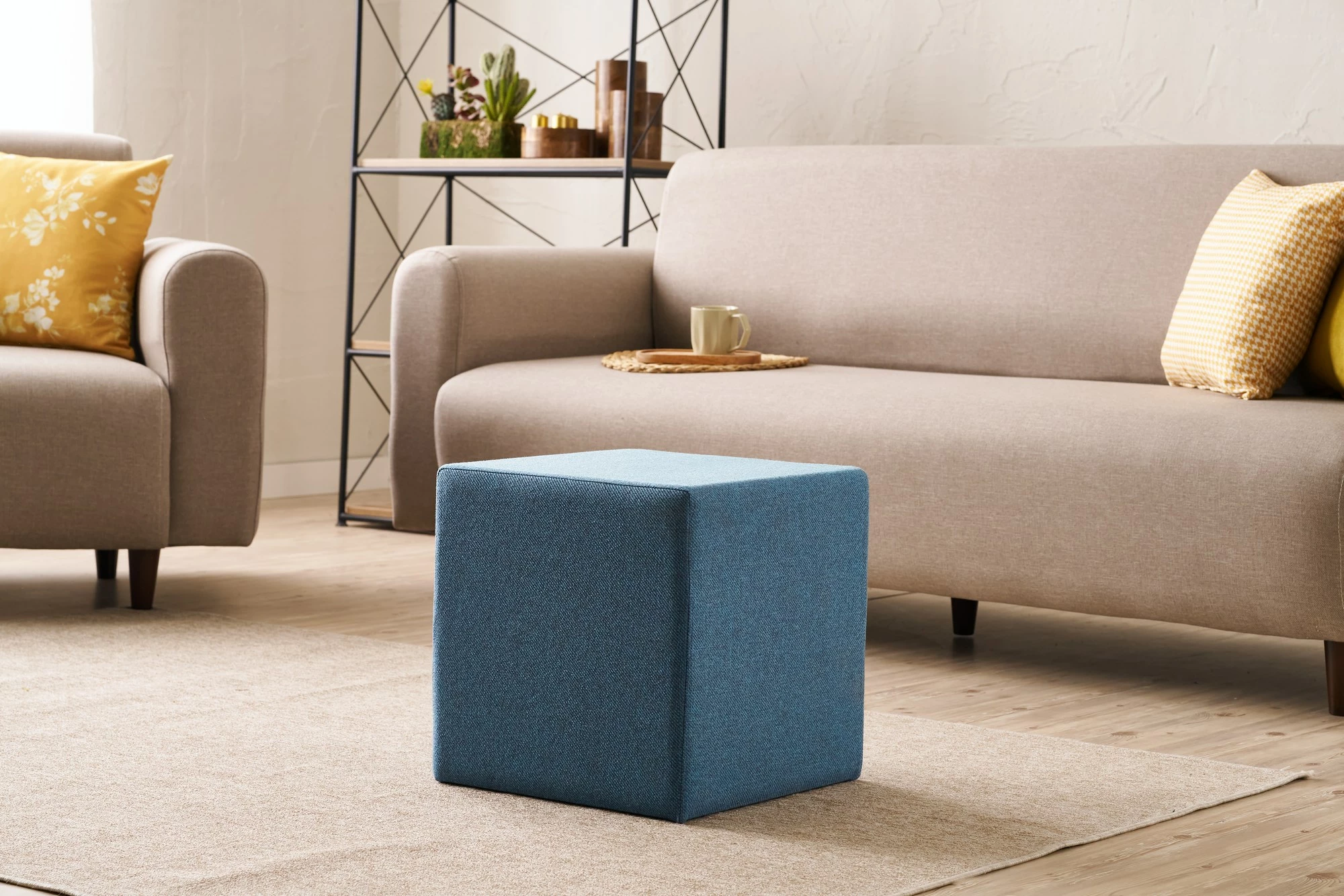 Puf Atelier del Sofa, Asos, ngjyrë kaltër