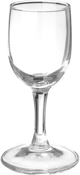 Gotë vodka Fine Dine Diamond 35 ml, set 6 copë, transparente