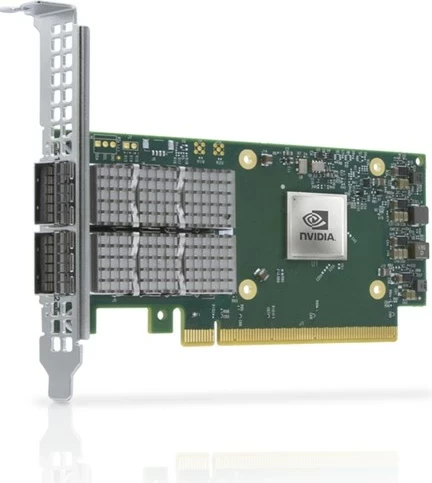 Kartë rrjeti Mellanox MCX623106AN-CDAT, PCI Express, Fiber, Gjelbër