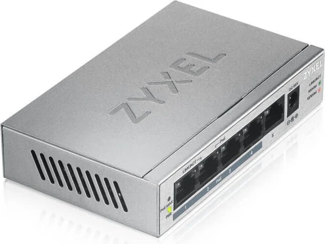 Switch Zyxel GS1005HP, i bardhë