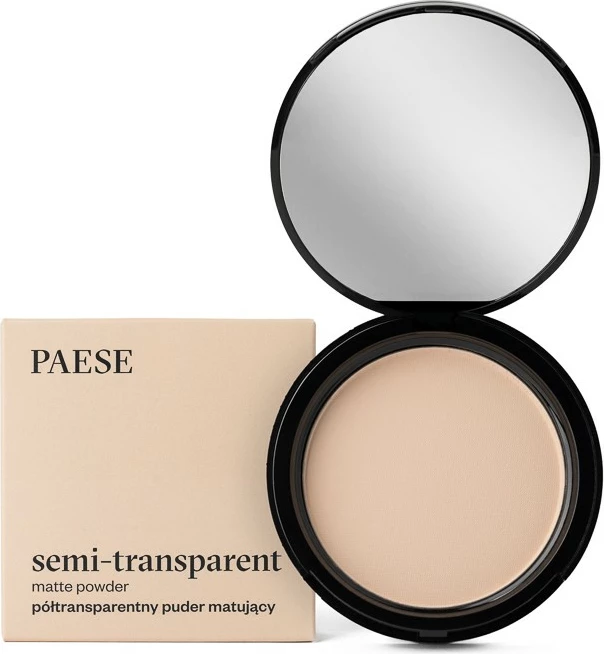Pudër kompakte matifikuese për femra Paese 1A Warm Beige 9g