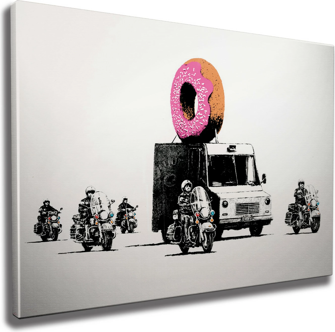 Pikturë dekorative në kanavacë, Banksy, shumëngjyrëshe, WY58, 50x70cm