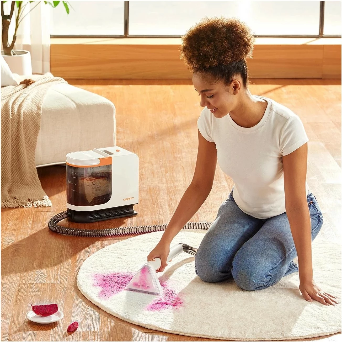 Aspirator me ujë UWANT B200-SE, rezervuar i dyfishtë, i bardhë