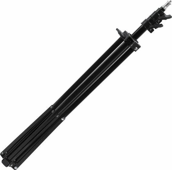 Tripod Maclean MC-163, lartësi deri 200 cm, ngarkesë 3 kg, i palosshëm, i zi