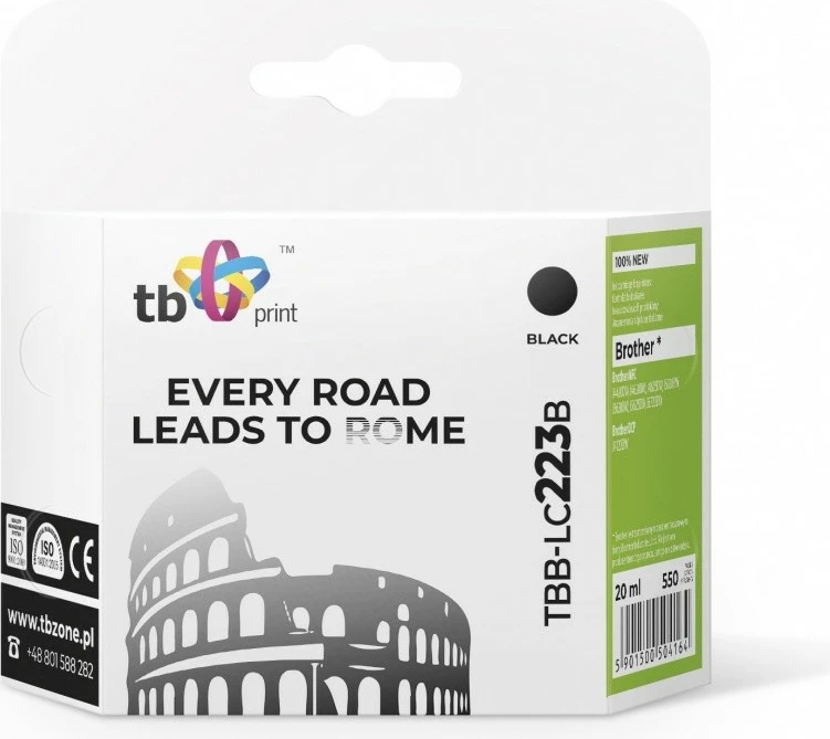 Toner TB Print TBB-LC223B për Brother, e zezë