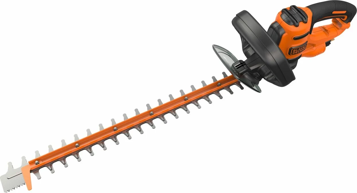 Trimer për gardh të gjallë Black&Decker BEHTS401 500W, teh 55 cm, hapësirë dhëmbësh 22 mm, SAWBLADE, portokalli/zi