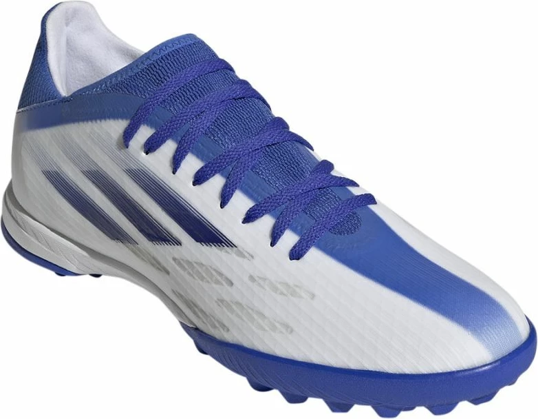 Atlete futbolli për meshkuj adidas X Speedflow.3, të bardha me blu