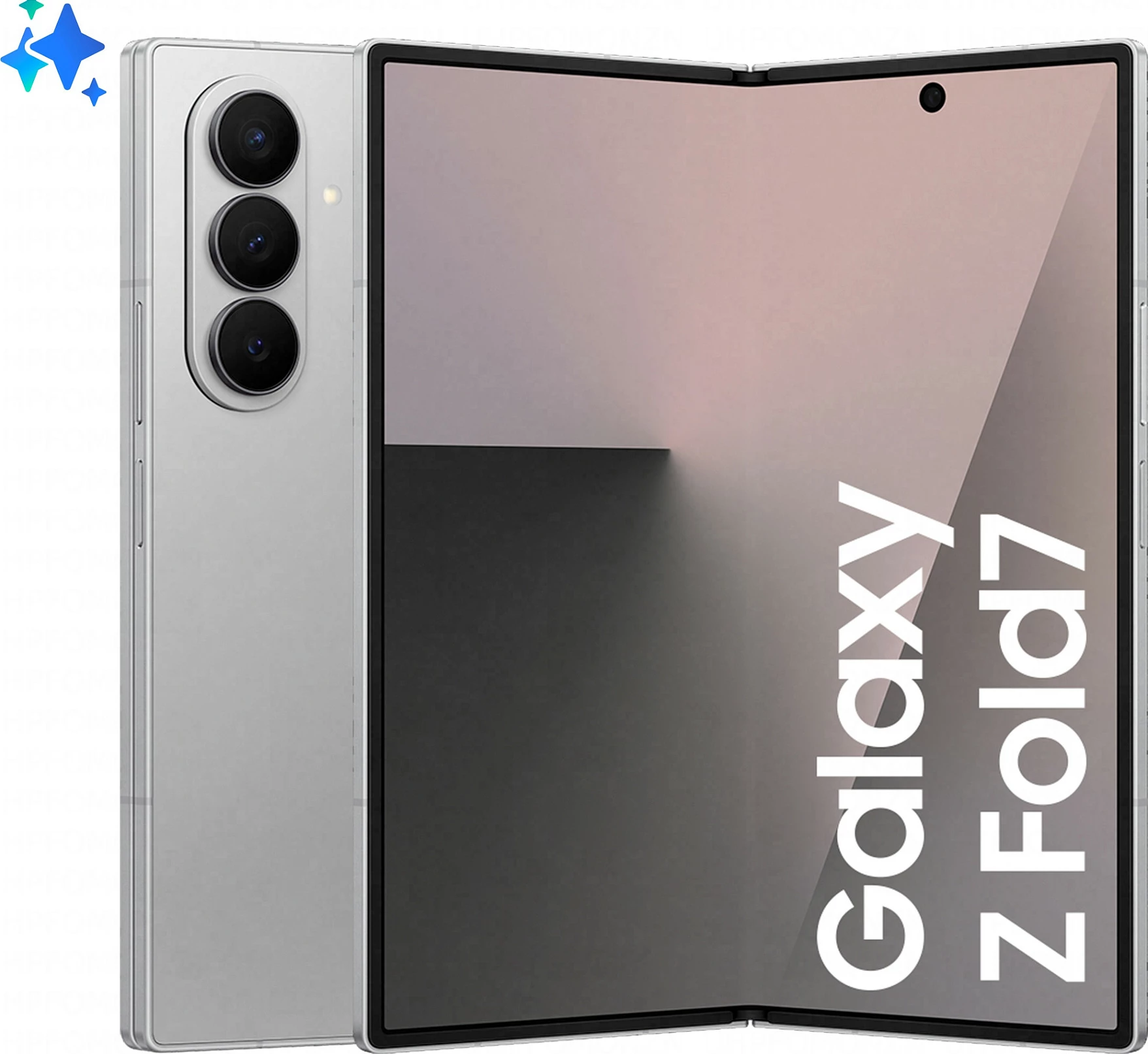 Celular Samsung Galaxy Z Fold7, 12GB RAM Memorje, 512GB, 5G, 200MP, Silver Shadow