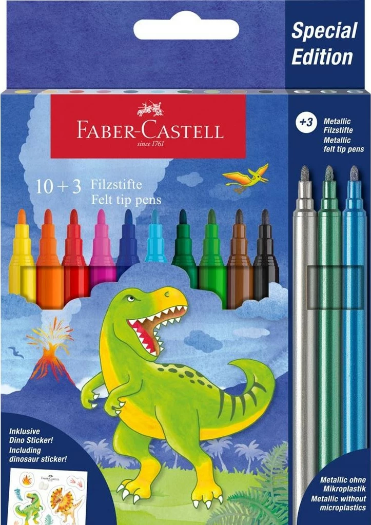 Set lapsash ngjyros FABER-CASTELL 554214, 13 ngjyra, ujë-bazë, shumëngjyrëshe