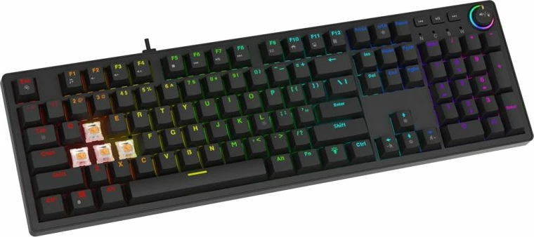 Tastierë mekanike gaming Savio, e zezë