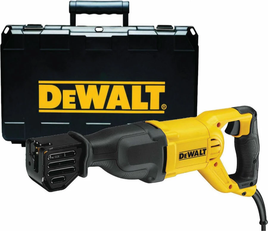 Sharrë reciproke DeWalt DWE305PK 1100 W, goditje 29 mm, me kuti transporti, e verdhë/zezë