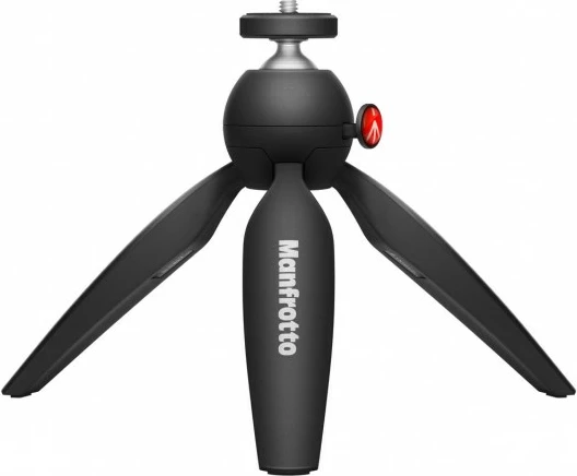 Mikrofon Sennheiser MKE 400 Mobile Kit me tripod Manfrotto, superkardioid, Blu