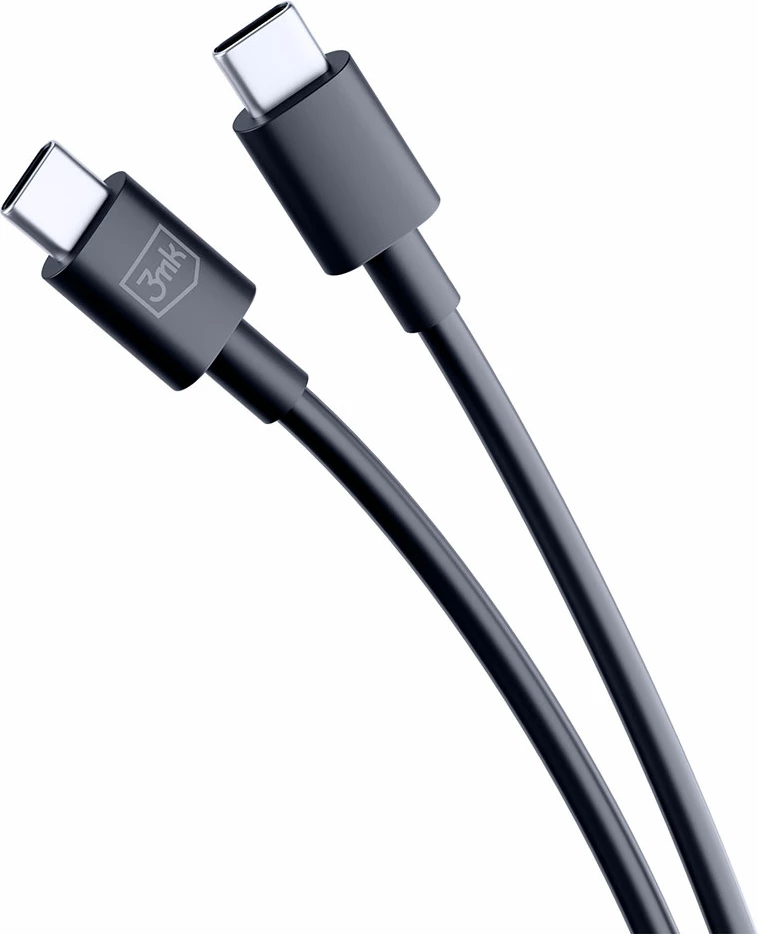 Kabllo USB-C në USB-C 3mk Hyper Cable, 1.2m, 100W, e zezë